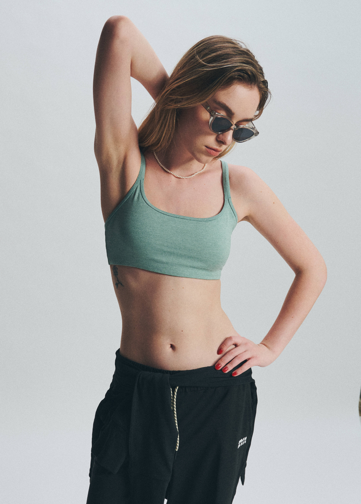Áo PremRELIEF FLEX SPORTBRA Heather Mint Green