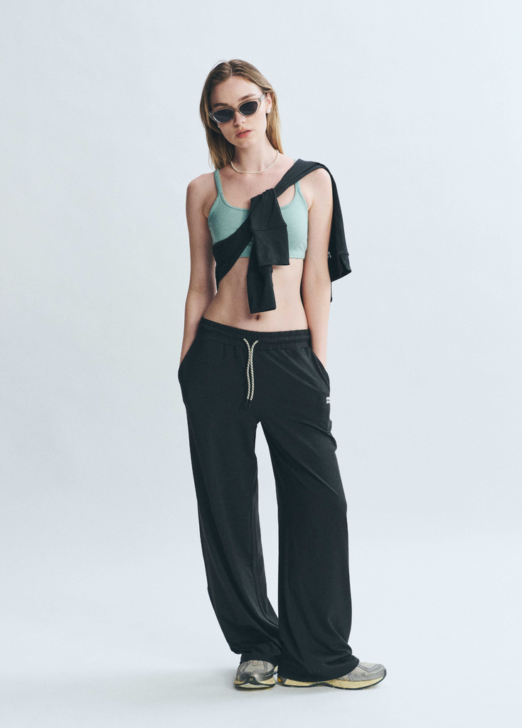 Quần PremRELIEF SUNDAY ON THE GO WIDE LEG PANTS Heather Black