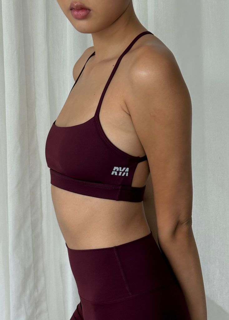 Áo CROSSBACK SPORTBRA Dark Cherry