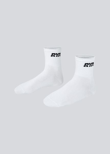  Combo 03 Tất cổ cao RYA SOCKS White 
