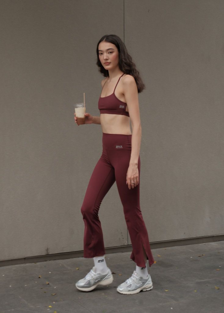 Áo CROSSBACK SPORTBRA Dark Cherry