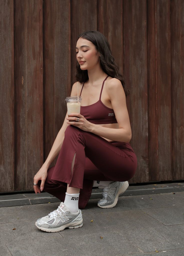 Áo CROSSBACK SPORTBRA Dark Cherry