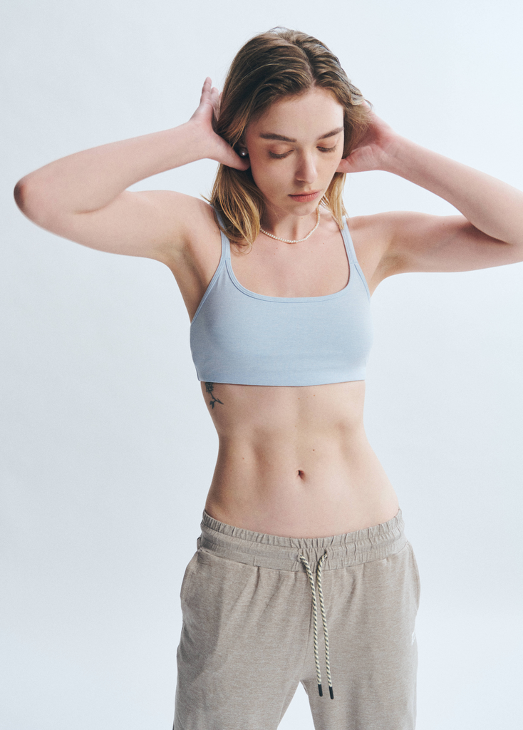 Áo PremRELIEF FLEX SPORTBRA Heather Baby Blue