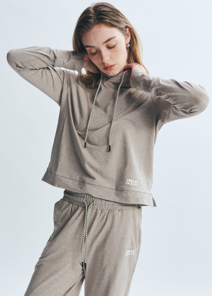 Áo khoác PremRELIEF SUNDAY HOODIE Heather Taupe