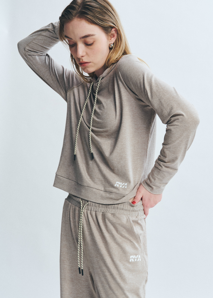 Áo khoác PremRELIEF SUNDAY HOODIE Heather Taupe