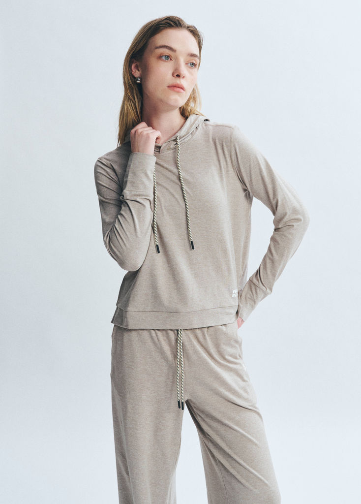 Áo khoác PremRELIEF SUNDAY HOODIE Heather Taupe