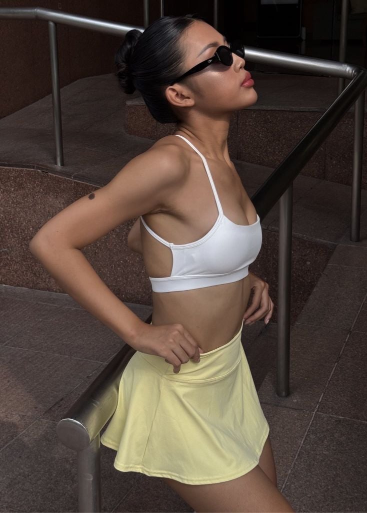 Áo CROSSBACK SPORTBRA Creamy White