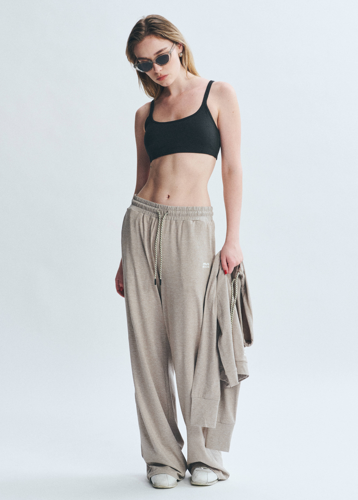 Quần PremRELIEF SUNDAY ON THE GO WIDE LEG PANTS Heather Taupe