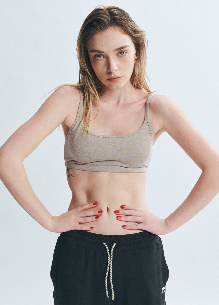 Áo PremRELIEF FLEX SPORTBRA Heather Taupe