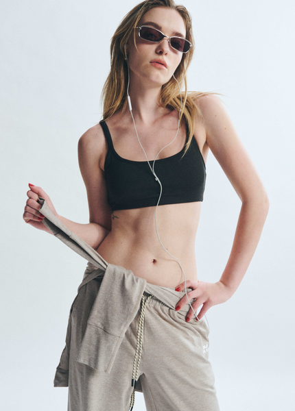  Áo PremRELIEF FLEX SPORTBRA Heather Black 