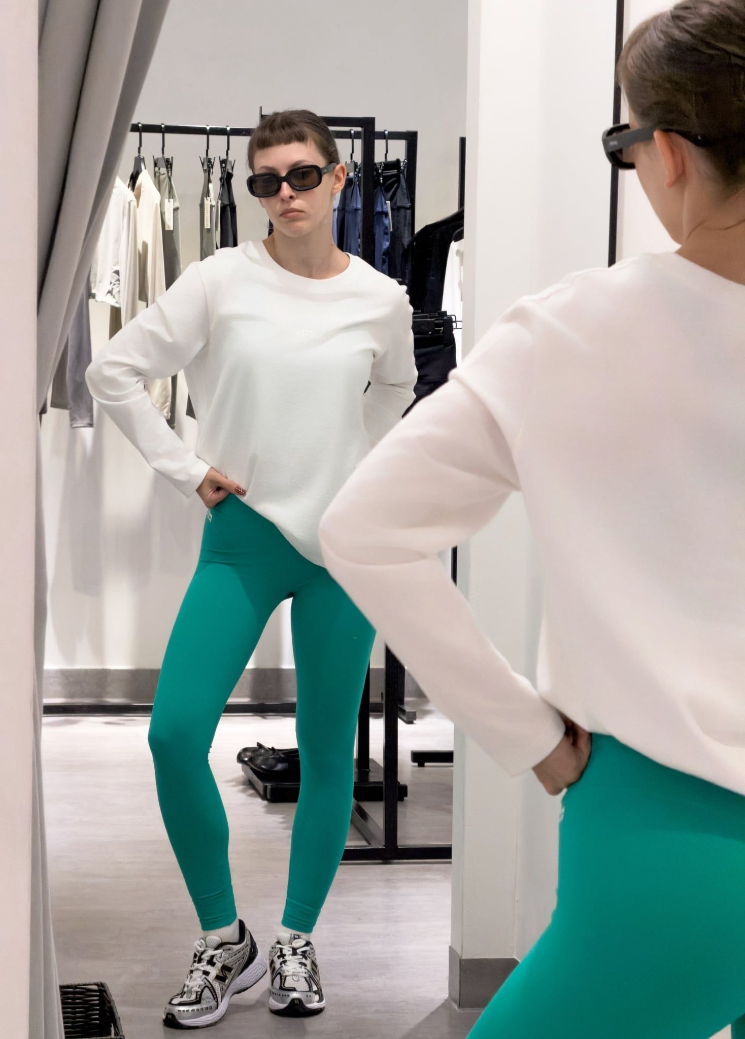  Áo thun tay dài BASIC LONGSLEEVES TEE White 