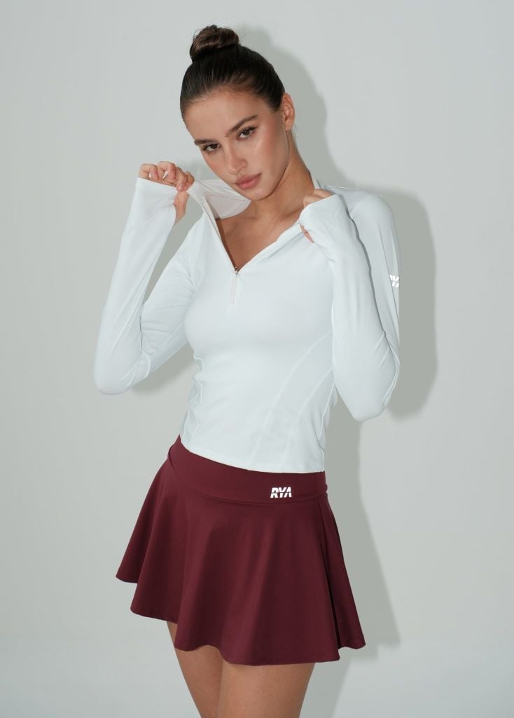 Áo tay dài ZIPPER LONGSLEEVES White