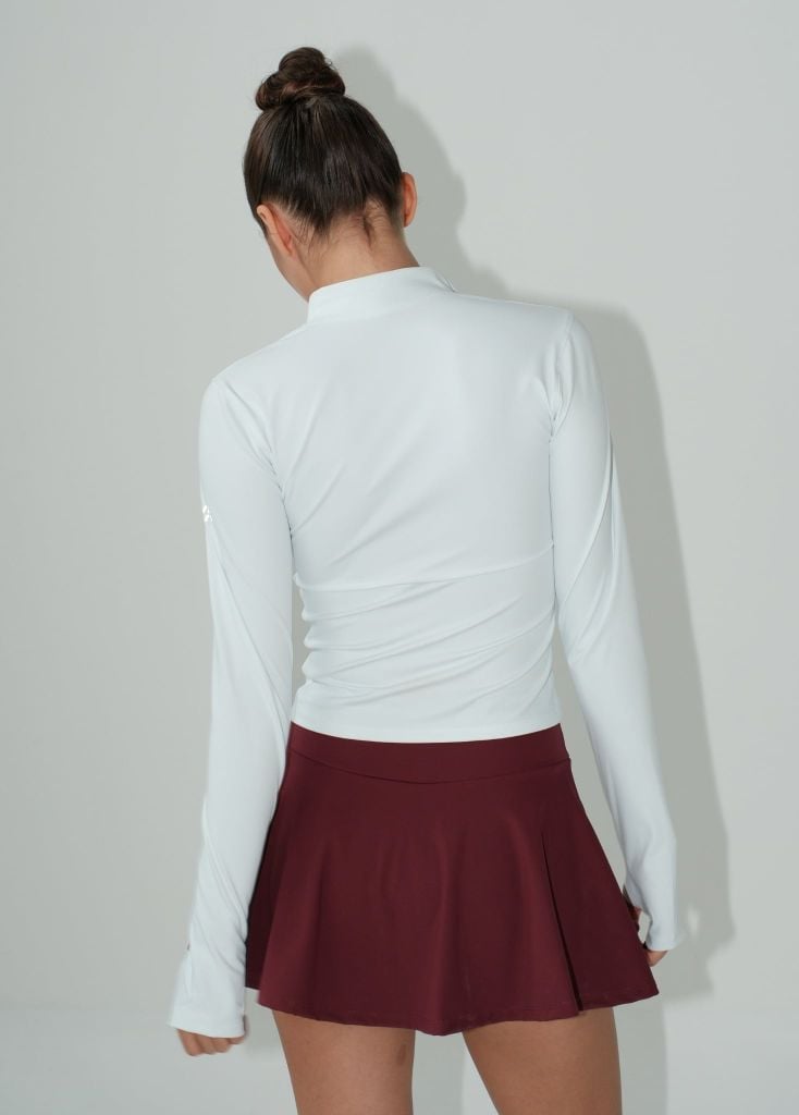 Áo tay dài ZIPPER LONGSLEEVES White