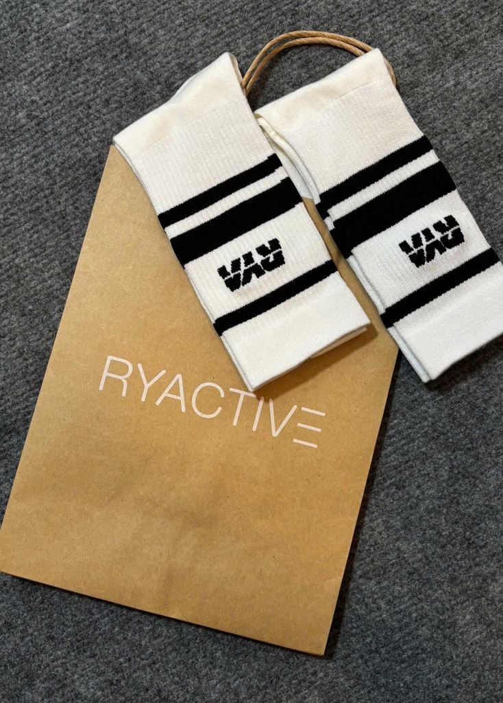 Combo 03 Tất cổ cao RYA SOCKS PLUS White