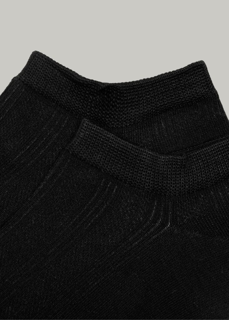 Combo 03 Tất cổ ngắn RYA SOCKS Black