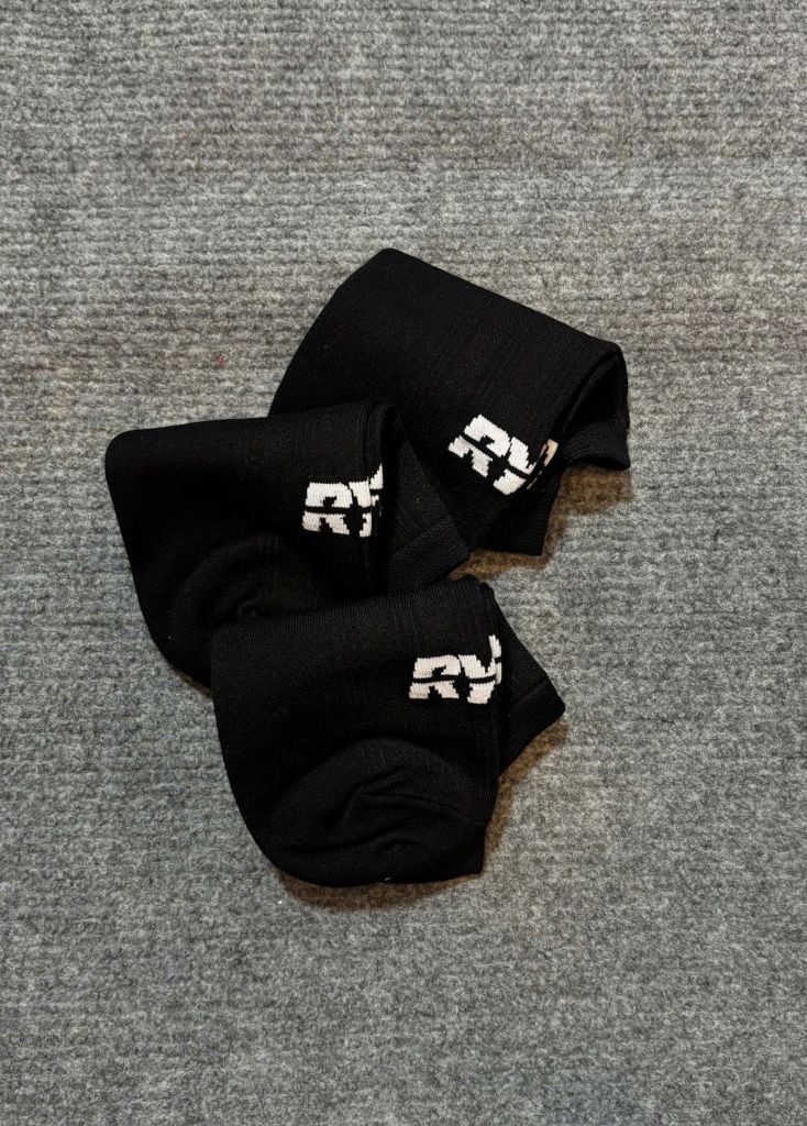 Combo 03 Tất cổ ngắn RYA SOCKS Black