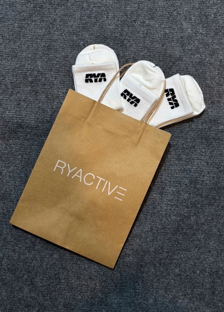 Combo 03 Tất cổ cao RYA SOCKS White