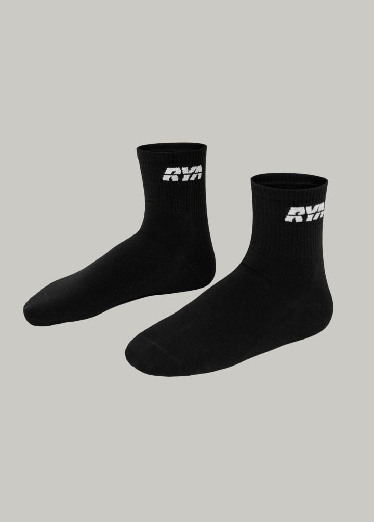 Combo 03 Tất cổ cao RYA SOCKS Black