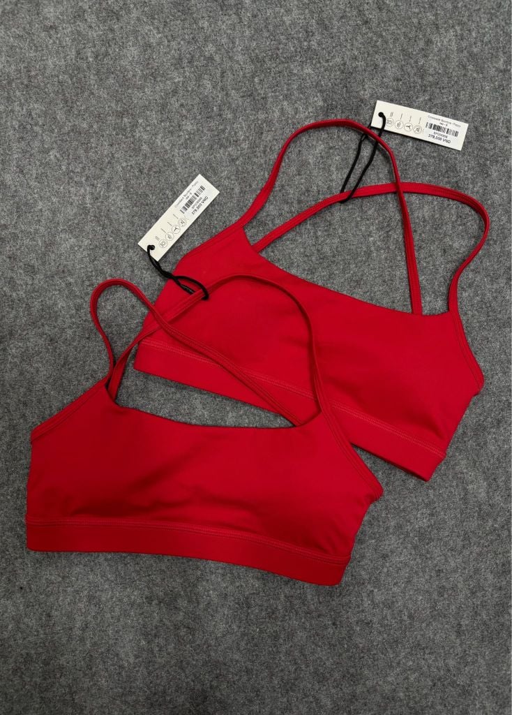 Áo CROSSBACK SPORTBRA Poppy Red