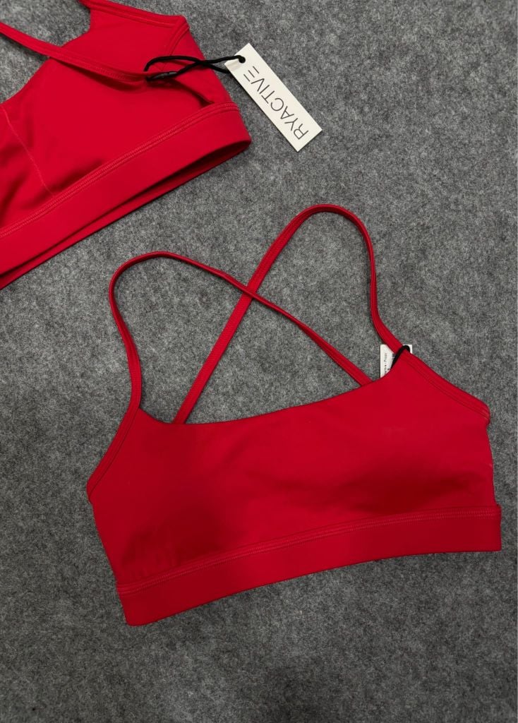Áo CROSSBACK SPORTBRA Poppy Red