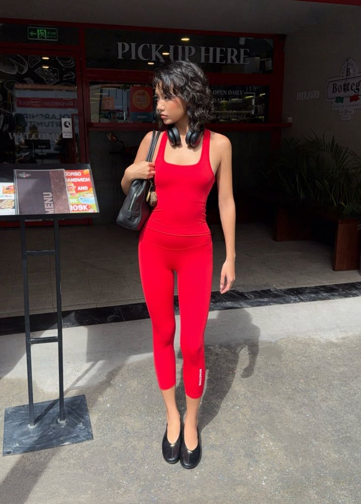 Quần MEDIUM LEGGING Poppy Red