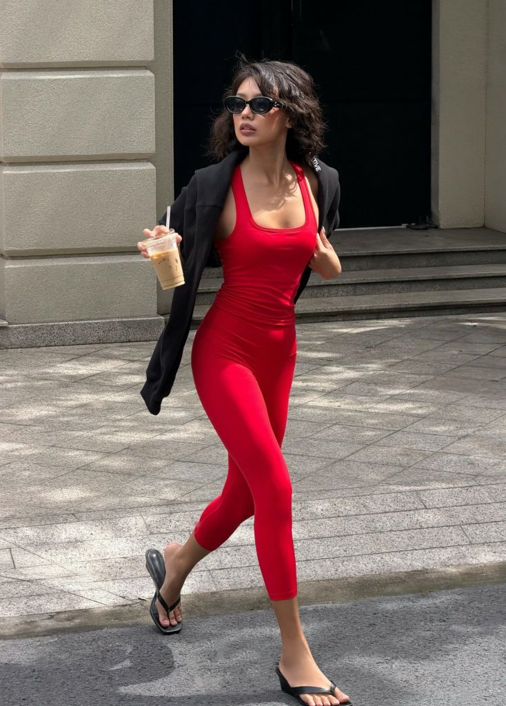 Quần MEDIUM LEGGING Poppy Red