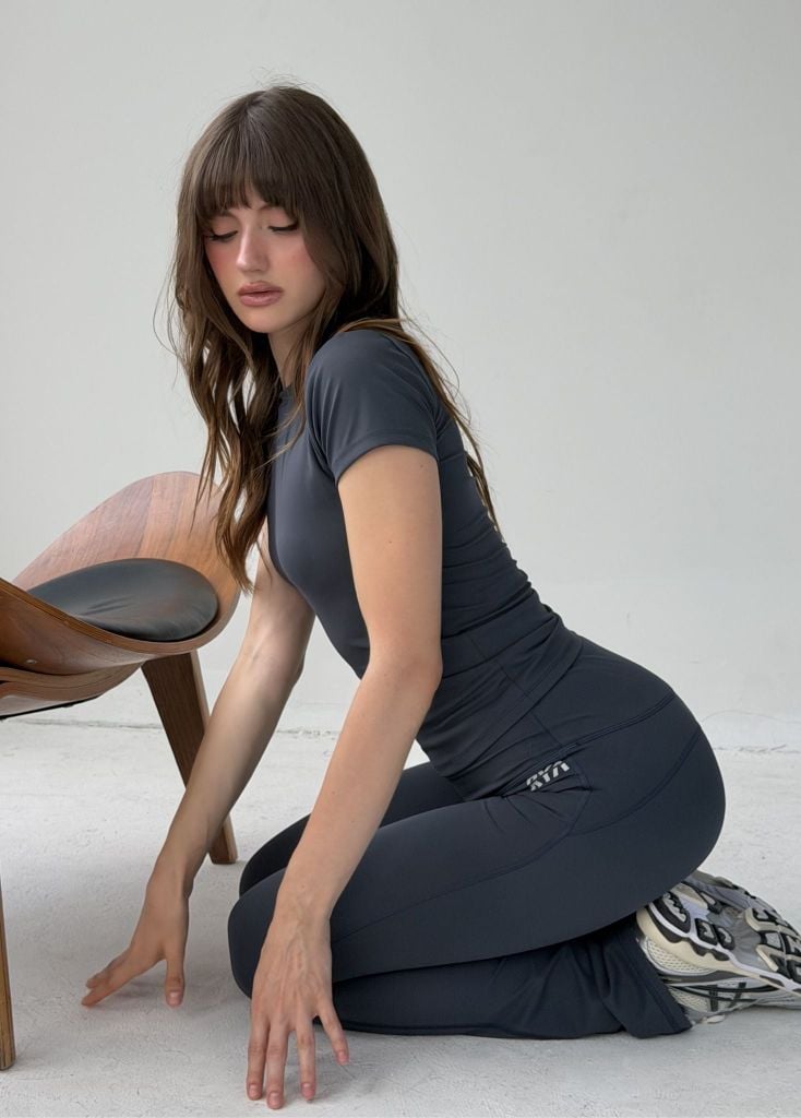 Quần RYA FLARED LEGGING Dark Gray