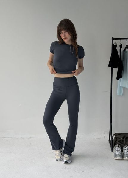  Quần RYA FLARED LEGGING Dark Gray 