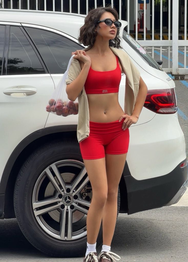 Áo DRIVE SPORTBRA Poppy Red