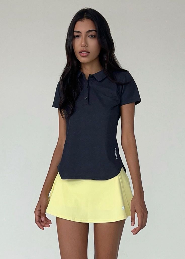 Chân váy SPLIT MINI SKIRT Butter Yellow