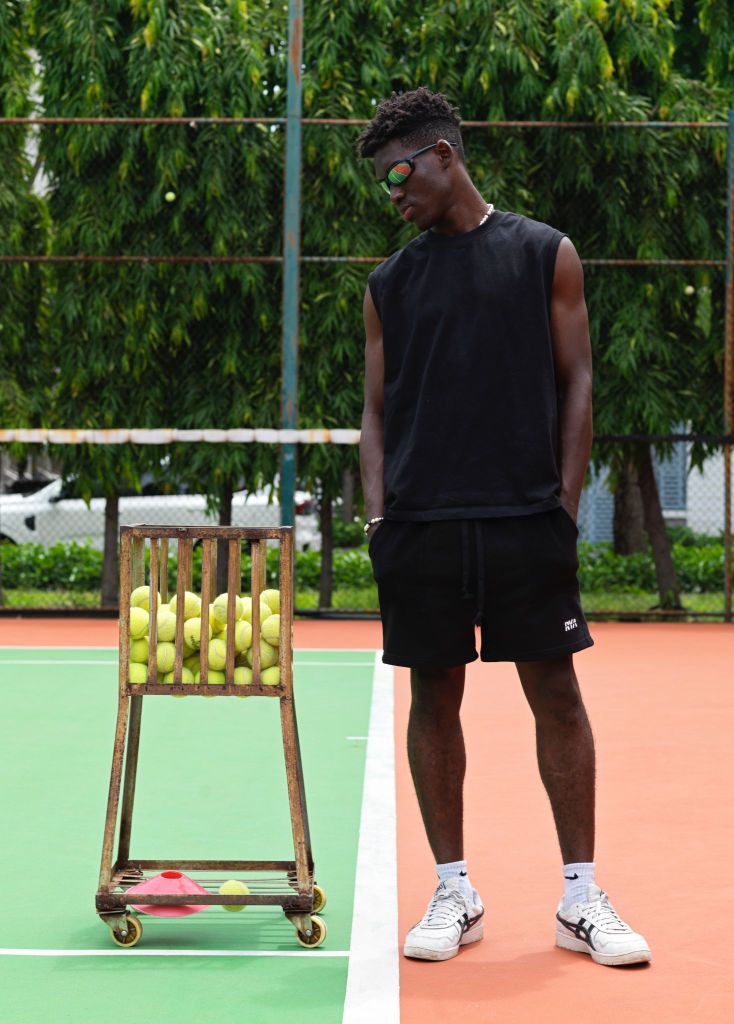 Quần RYAMAN SWEAT SHORT Black