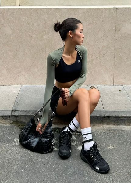  Áo khoác lửng RYSPORT ULTRA LONGSLEEVES Matcha 