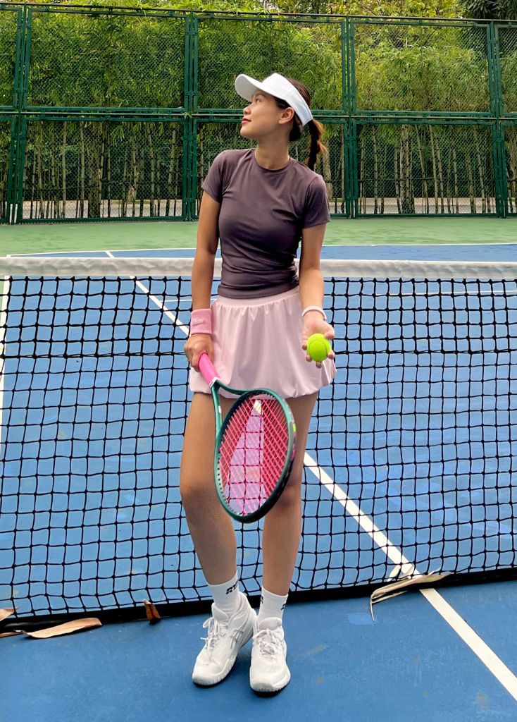 Chân váy BUBBLE SKIRT Lace Pink