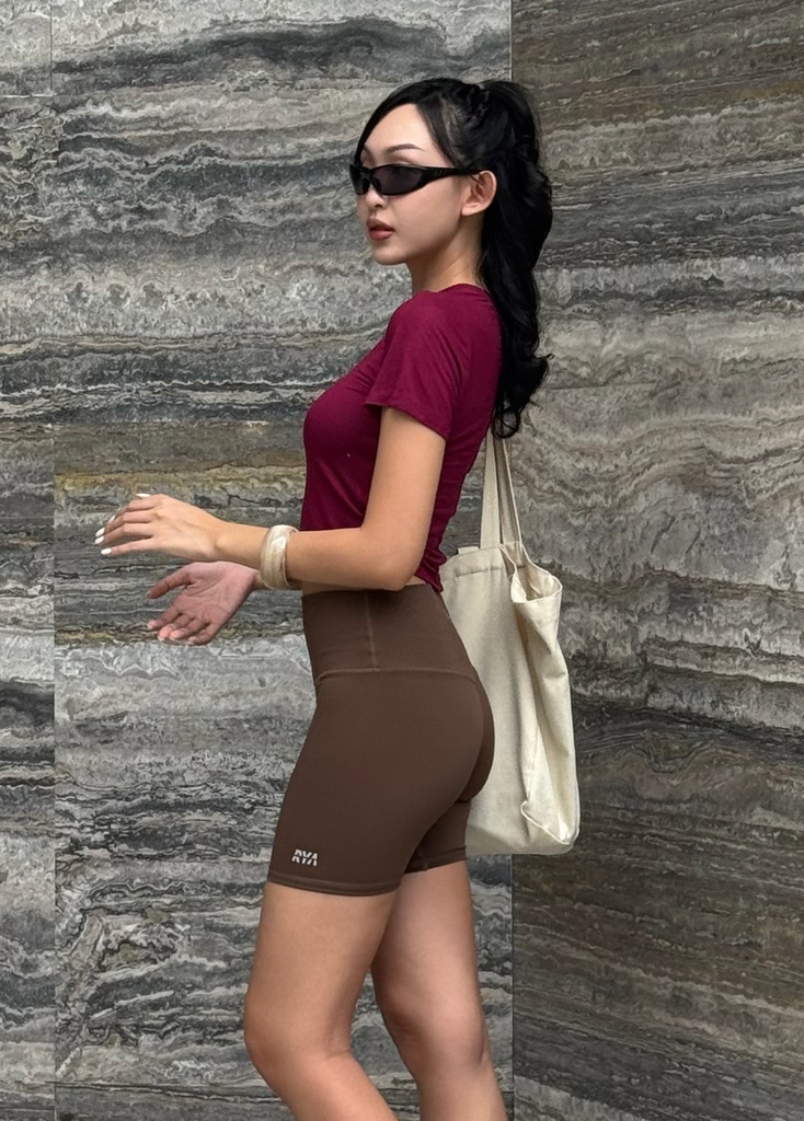 Áo thun RYA BABY TEE Wine Red