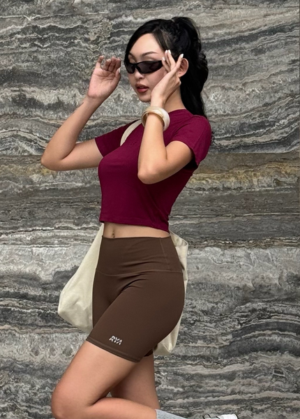  Áo thun RYA BABY TEE Wine Red 