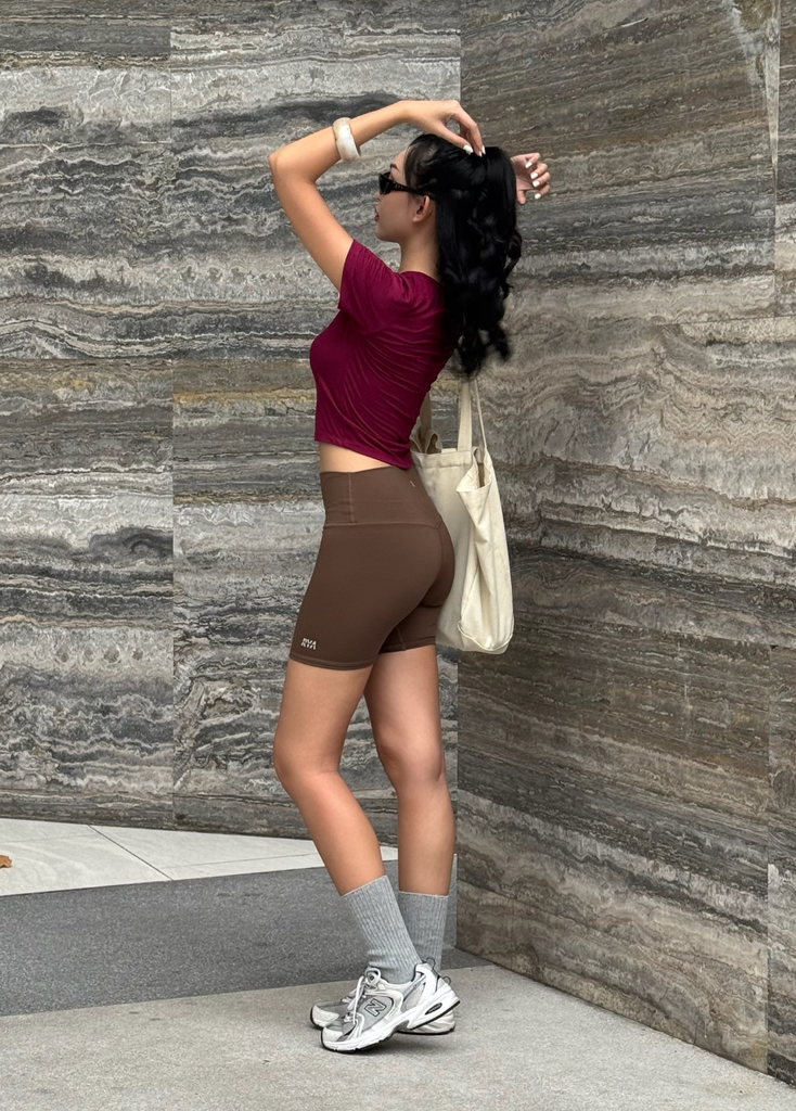 Áo thun RYA BABY TEE Wine Red