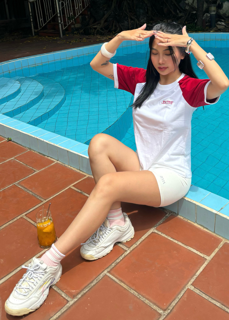 Áo thun VINTAGE TEE White/Red