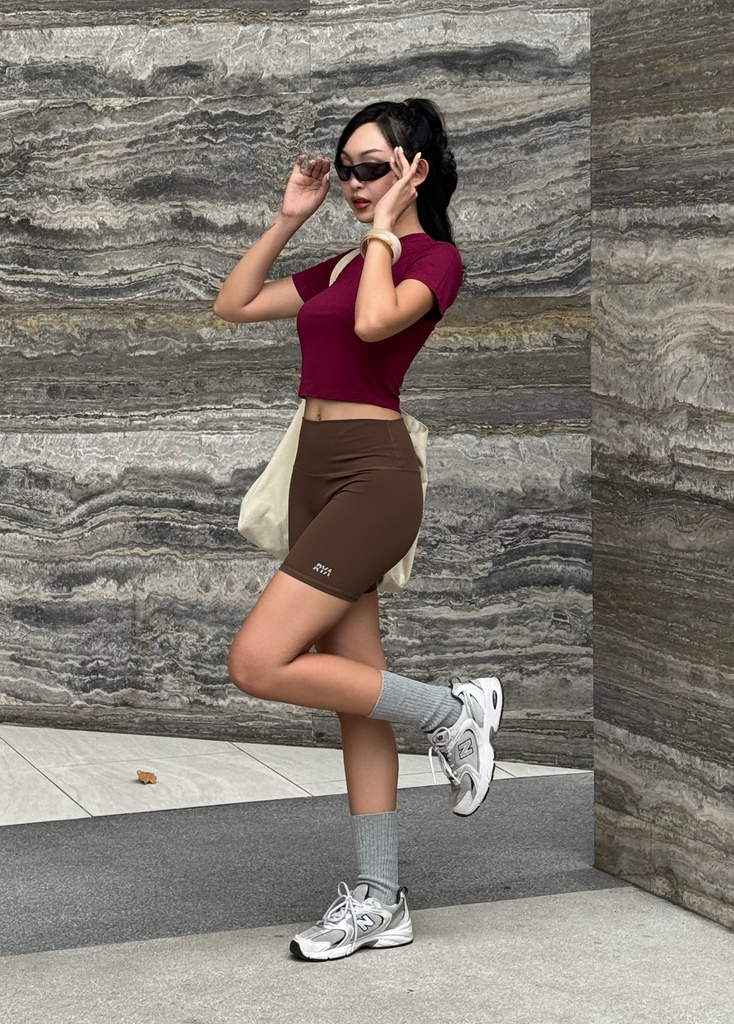 Áo thun RYA BABY TEE Wine Red