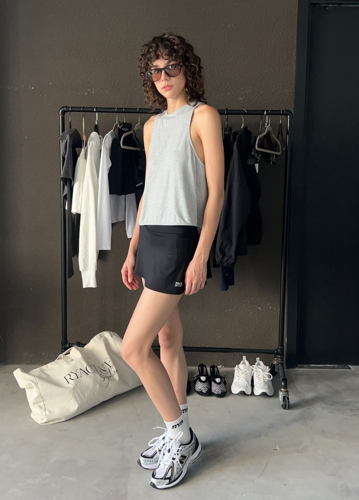 Chân váy A-LINE SKIRT Black