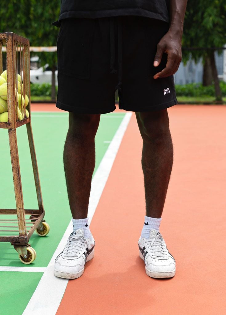 Quần RYAMAN SWEAT SHORT Black