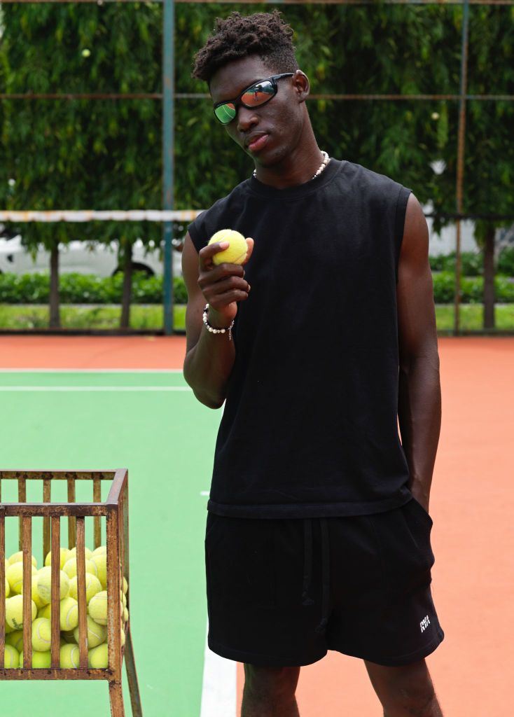 Quần RYAMAN SWEAT SHORT Black