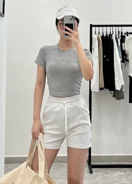  Quần POPPY SHORT Melange Grey 