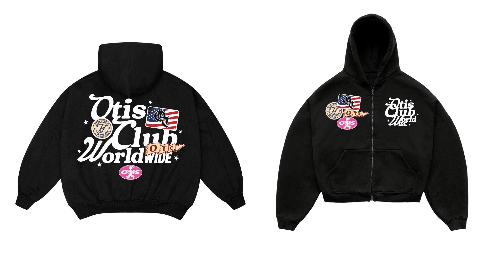  [ BST 2025 ] Áo khoác dây kéo phối Otis from boxy dày dặn cổ cao tay phồng - World Wide 