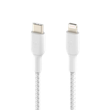  Cáp Sạc Belkin USB Type C - Lightning Vỏ Dù 30W Dài 1M - Hàng Chính Hãng 