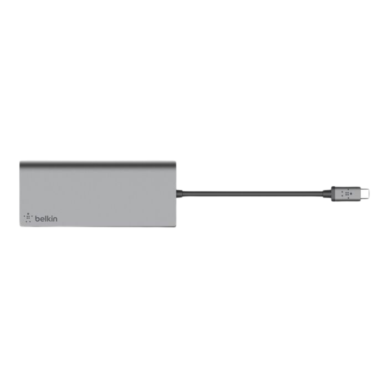  Adapter Chuyển Đổi USB-C 3.1 Multimedia 6 Trong 1, Pass-Thru Belkin - Hàng Chính Hãng 