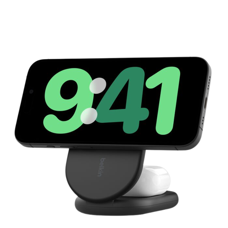  Sạc Nhanh Không Dây Belkin 15W Đế Sạc Có Thể Gập Lại Tương Thích Với MagSafe - WIZ028qcBK 