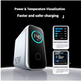  Sạc Anker Zolo 3C1A 140W Có Màn Hình LED Kèm Cáp USB-C - B2697 Chính Hãng 