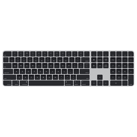 Bàn phím Bluetooth Apple Magic Keyboard 2024 Type-C có Touch ID và phím số Numeric Keypad Black - Chính hãng