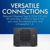  Ổ Cứng Chuyên dụng (RAID) LaCie 2big Dock Thunderbolt 3 USB-C + SRS - 16TB - STLG16000400 