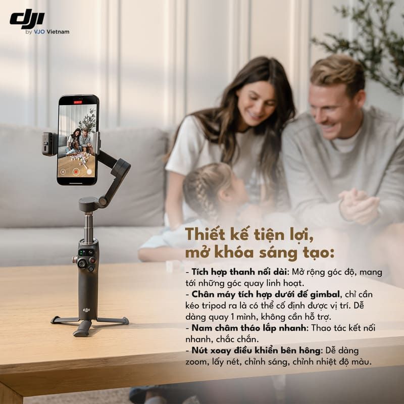  Tay Cầm Chống Rung DJI Osmo Mobile 8 Chính Hãng VN 